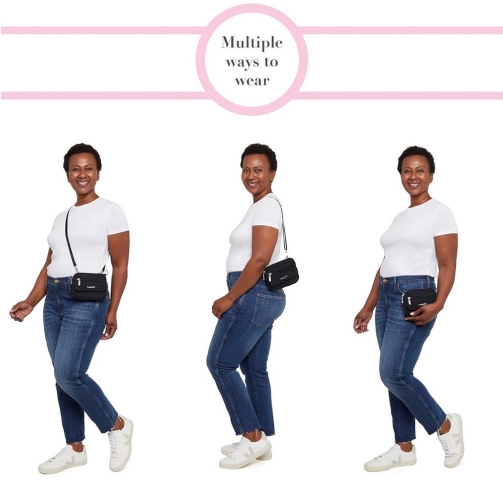 Baggallini Mini Crossbody with Multiple Pockets, Card Slots, Detachable Strap - Picture 10 of 11